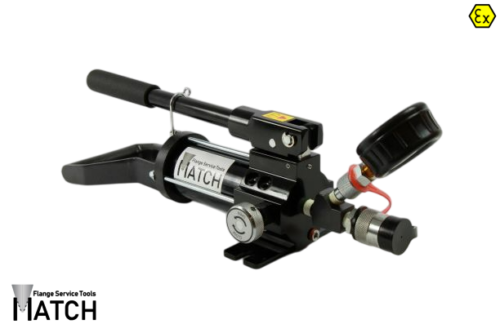 Hydraulic hand pump (P350AEX) single connection, solo, front side