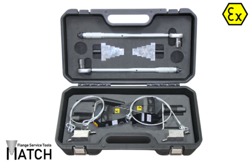 Mechanical flange spreader (MSW15TEX Twin) in transport case