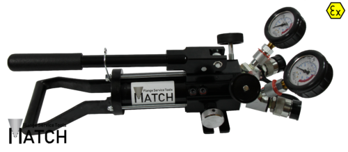 Hydraulic hand pump (P350BEX) double connection, solo, right side