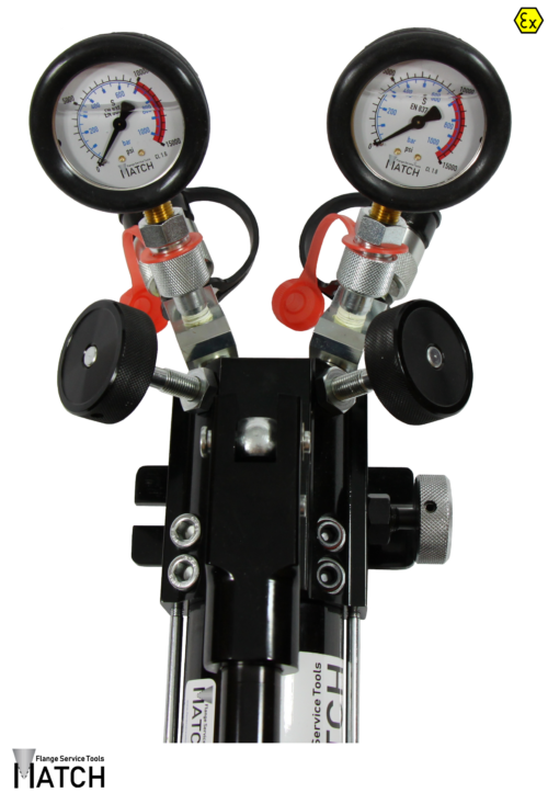 Hydraulic hand pump (P350BEX) double connection, solo, top